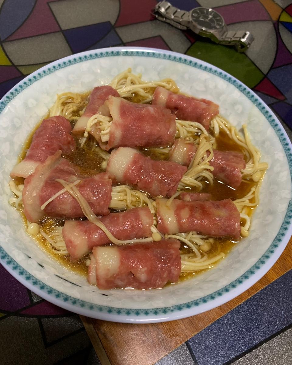 金针菇培根卷