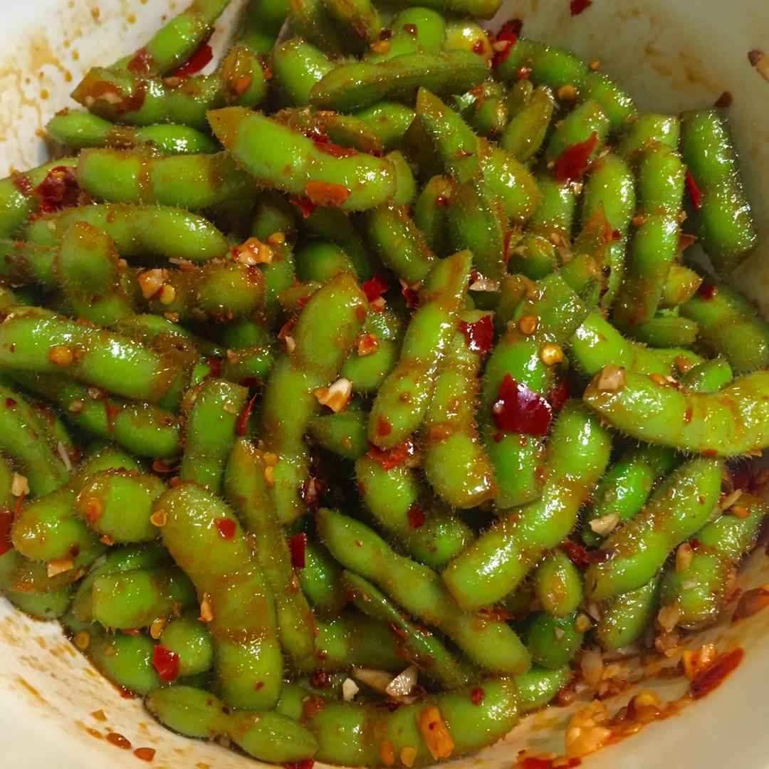 孙偲妤做的麻辣毛豆