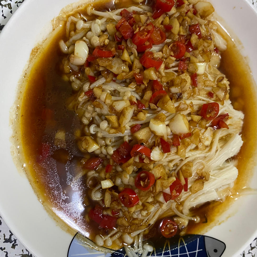 蒜蓉金针菇