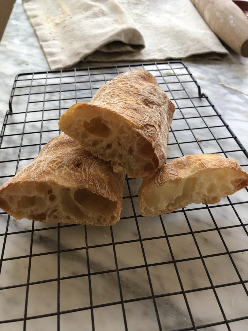 100%含水量的Ciabatta夏巴达夏八达