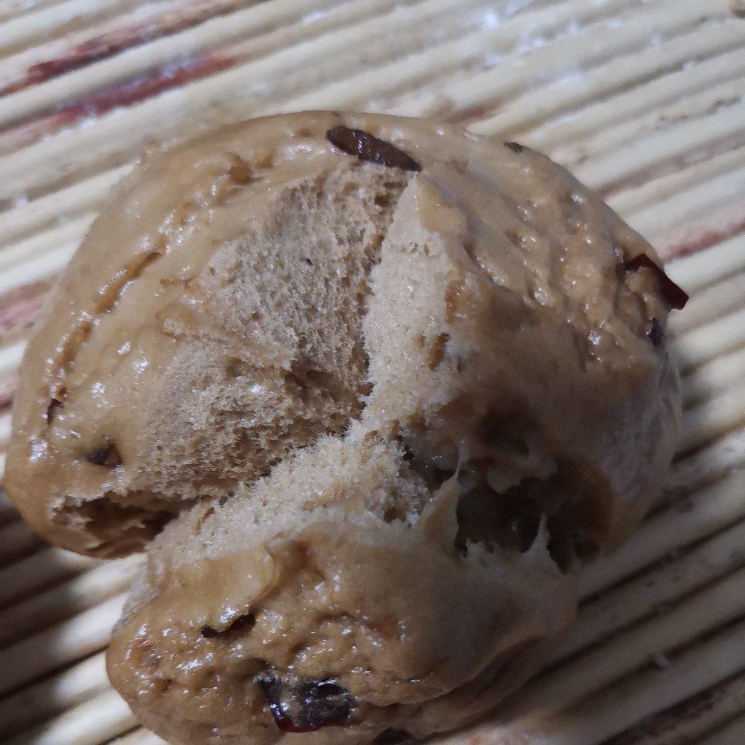 妥妥的红糖开花馒头（酵母版）