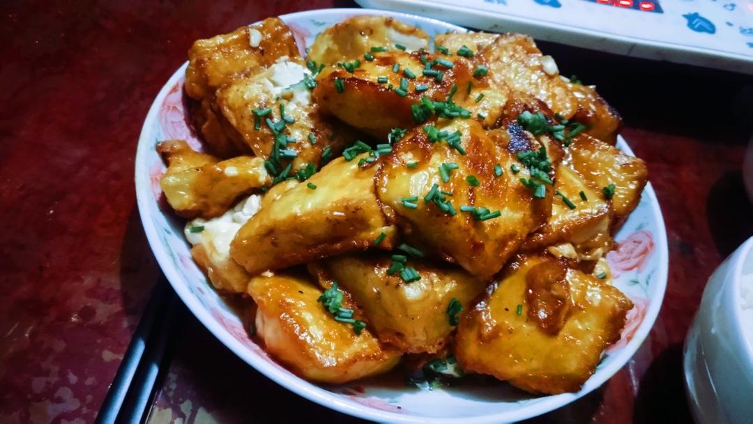 无敌好吃的香煎豆腐