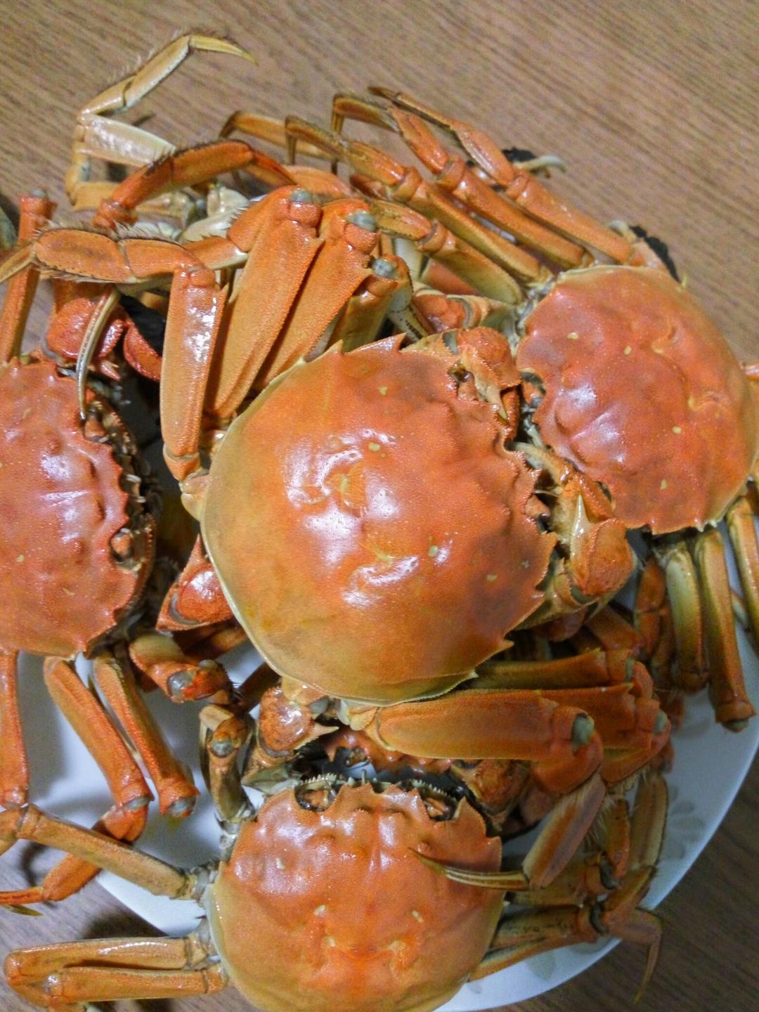 清蒸螃蟹（热菜）