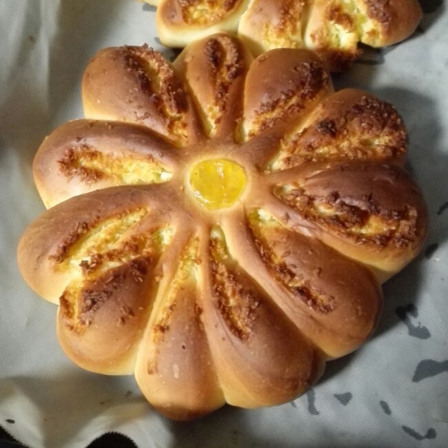 花型椰蓉面包