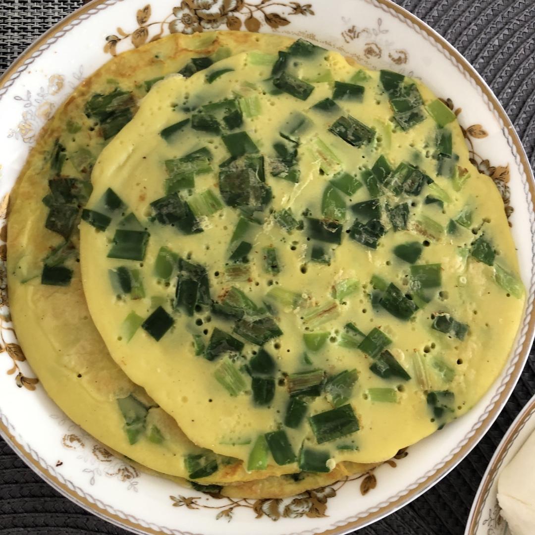 韭菜鸡蛋饼