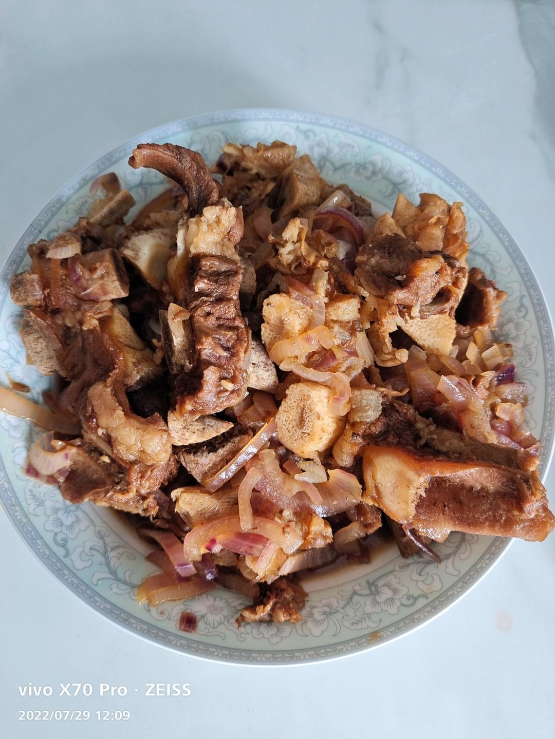 一扫而空的红烧牛肋排