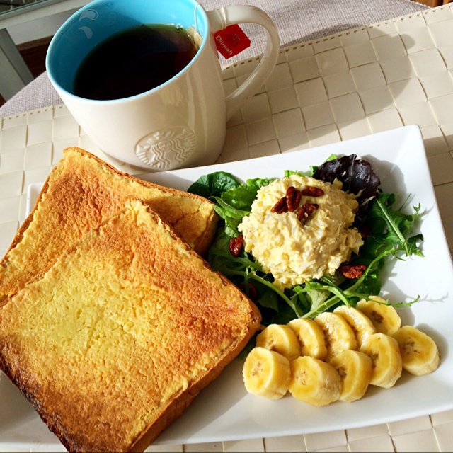 奶酥蛋黄脆吐司