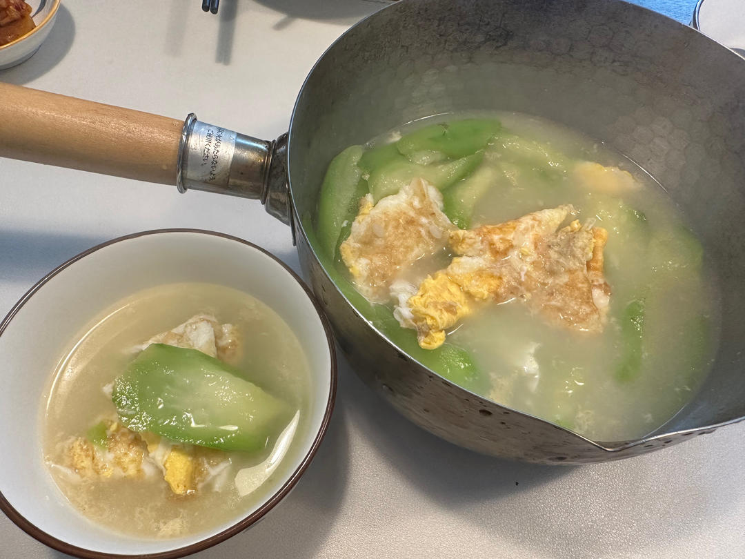 丝瓜鸡蛋汤