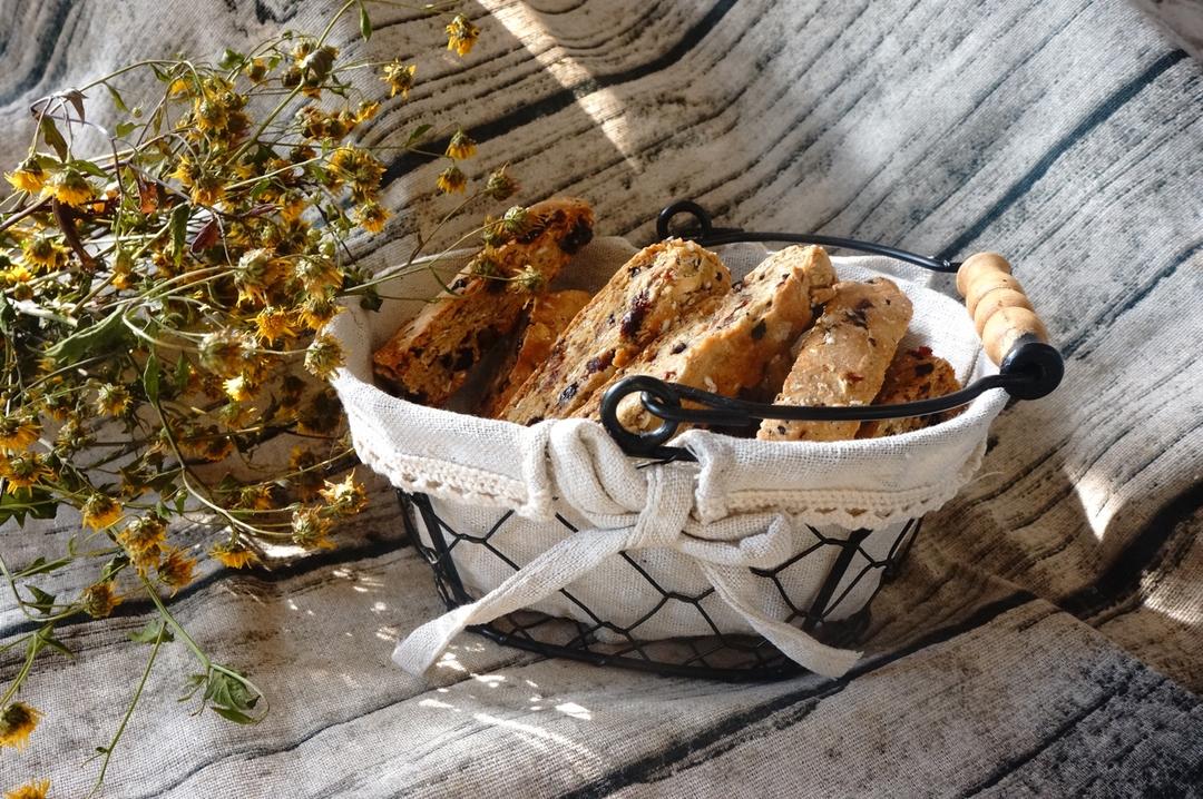 【健康零食】香蕉燕麦意式脆饼