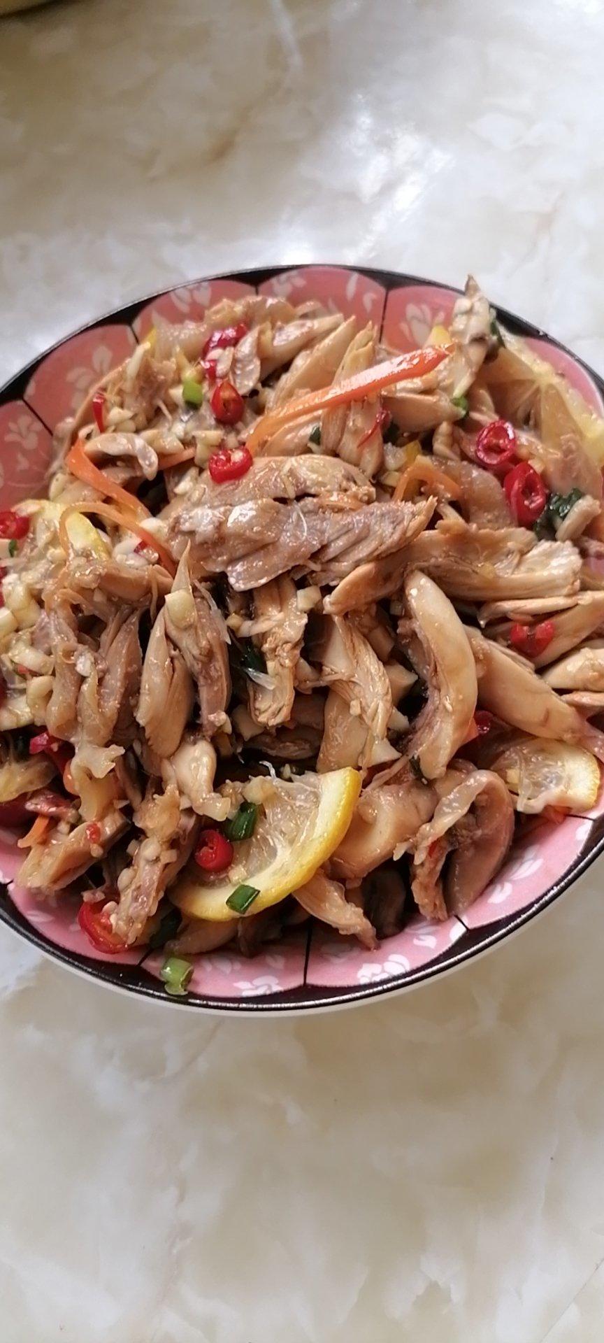抖音凉拌鸡腿肉