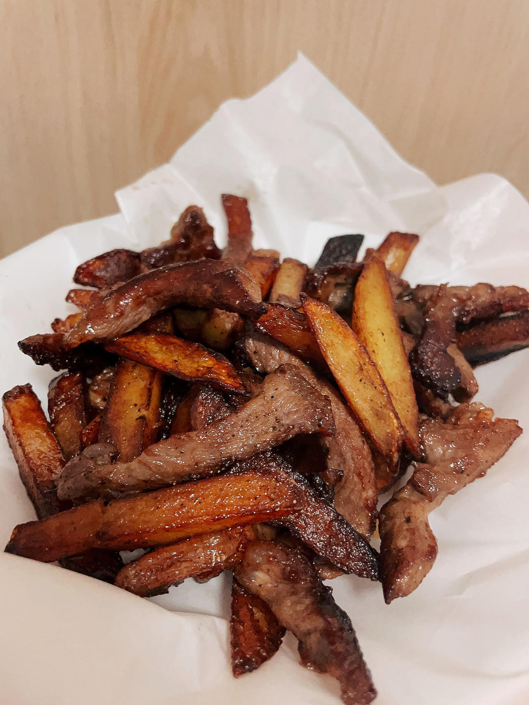 香煎牛排土豆条