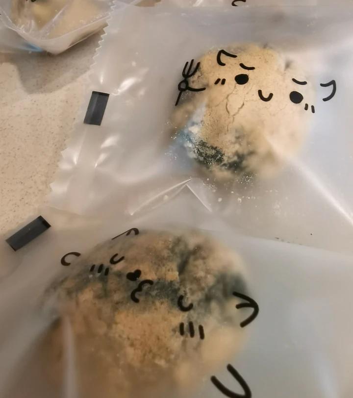 微波炉版糯米糍，雪媚娘，干吃汤圆(花生芝麻馅)