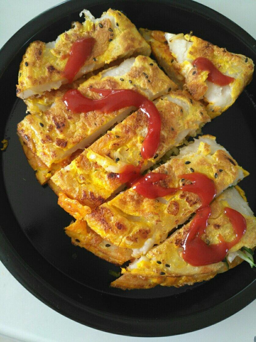 鸡蛋蔬菜卷饼