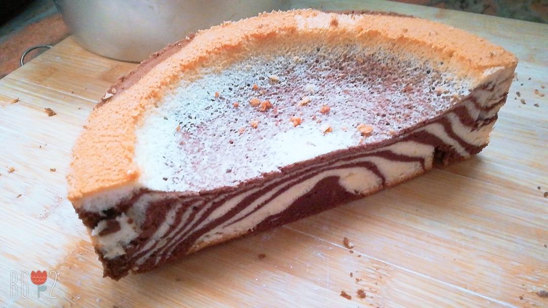 斑马纹戚风蛋糕