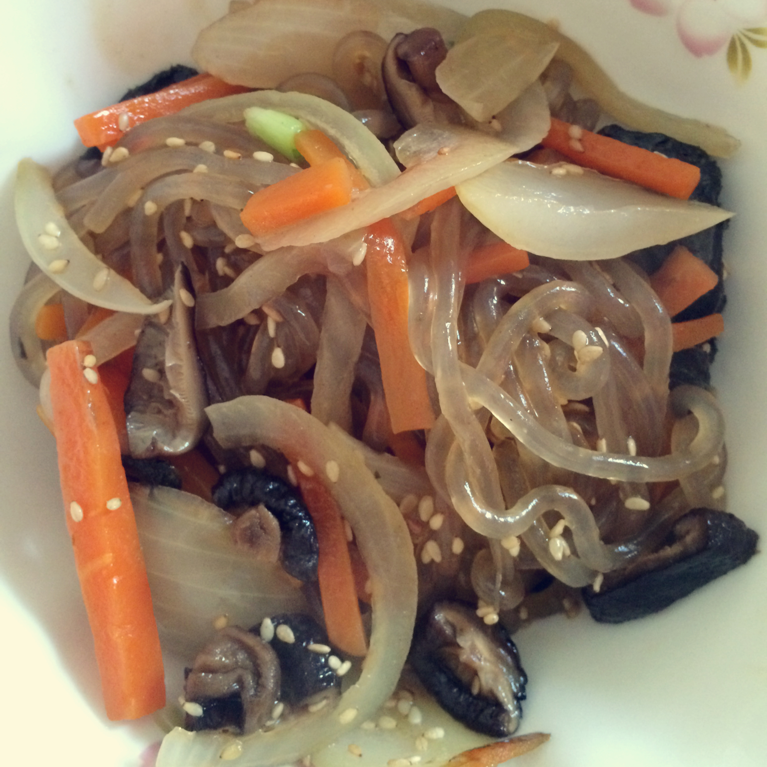 快手红薯粉丝炒杂菜——韩式拌饭的另一种topping