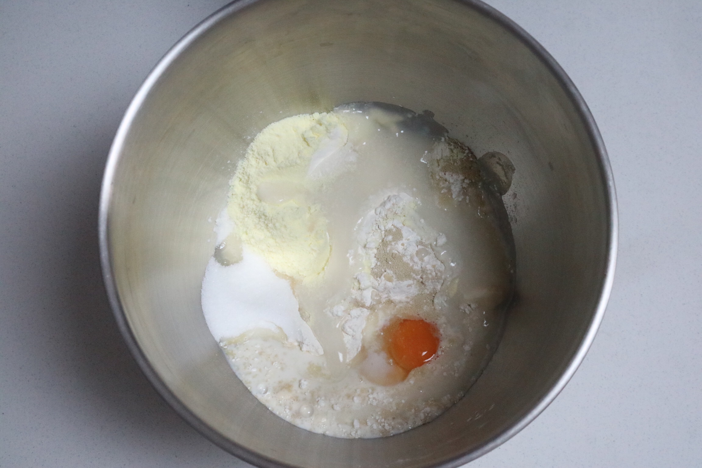 黄金芝士熏鸡面包【汤种法】的做法 步骤10