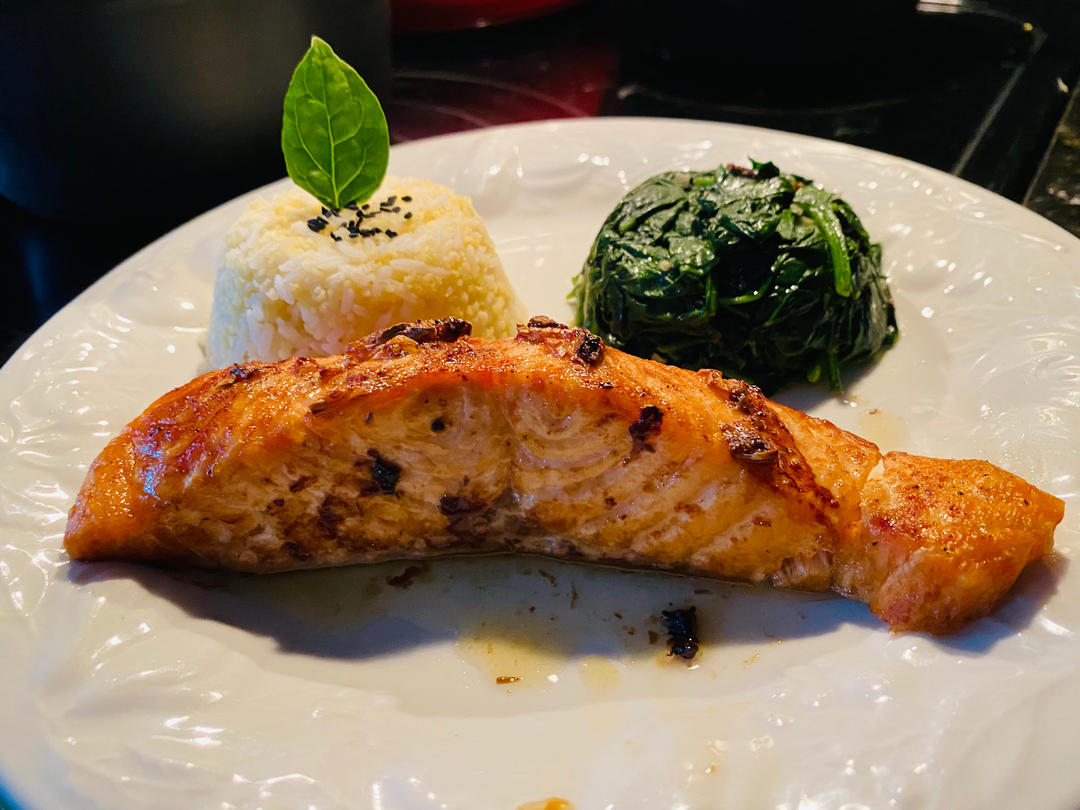 空气炸锅三文鱼