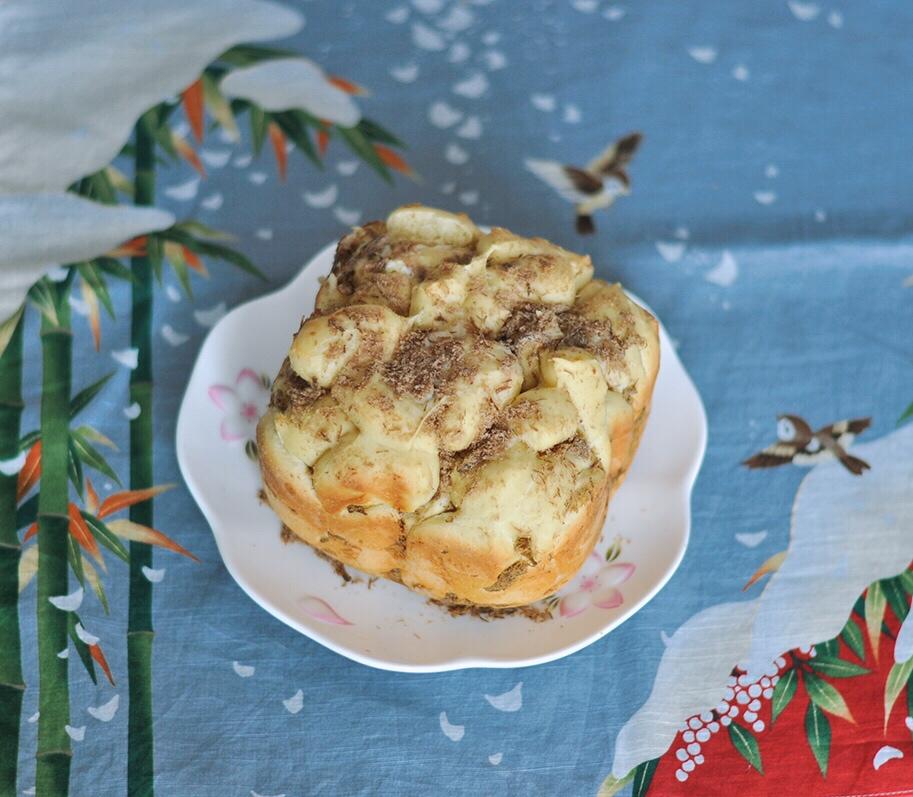 肉松手撕面包—超软会爆浆的面包哟