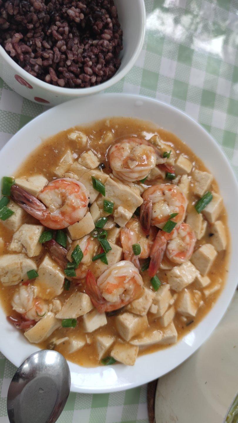 虾仁豆腐