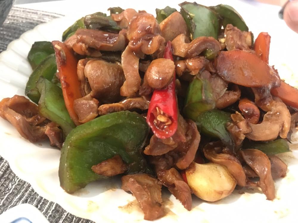 家常快手小炒鸡胗