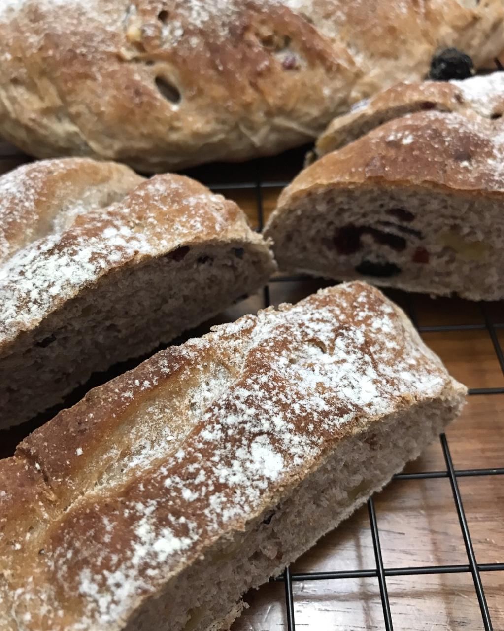 全麦核桃包～软欧包