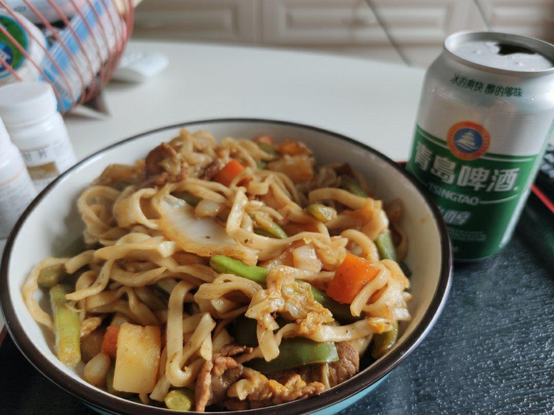 豆角焖面