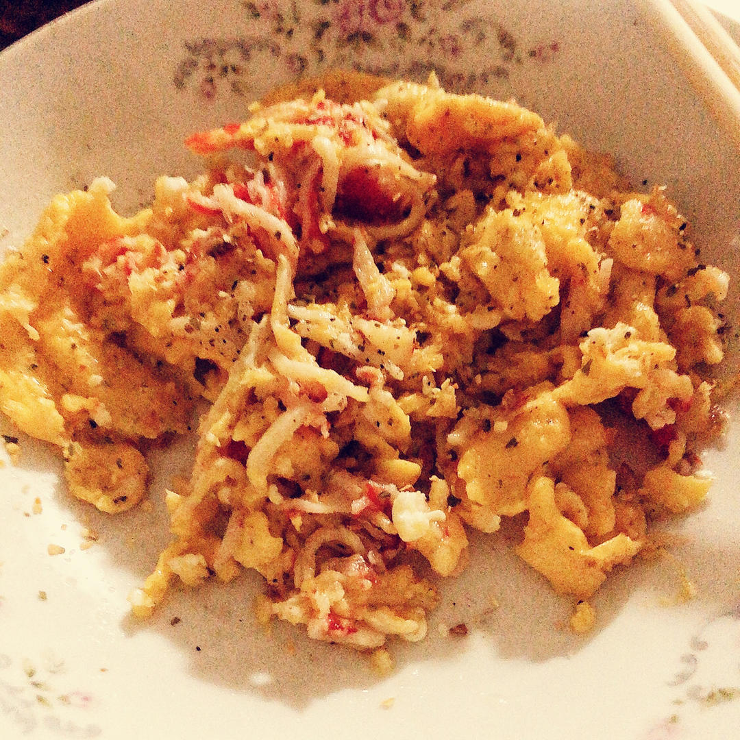 蟹柳滑蛋！鲜嫩到爆！