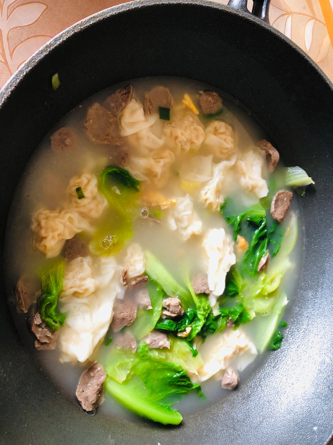 肉不柴的馄饨馅