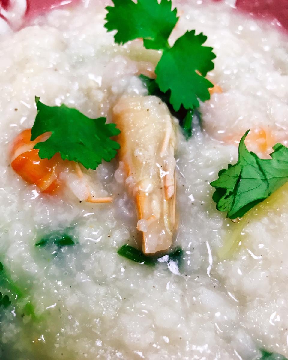 鲍鱼鲜虾粥 真香