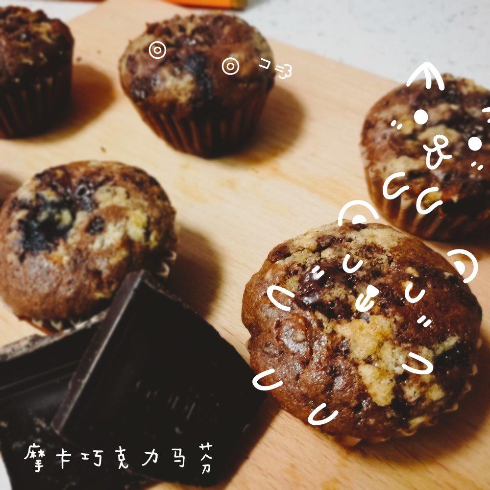 浓情巧克力摩卡马芬<Chocolate Espresso Muffins>