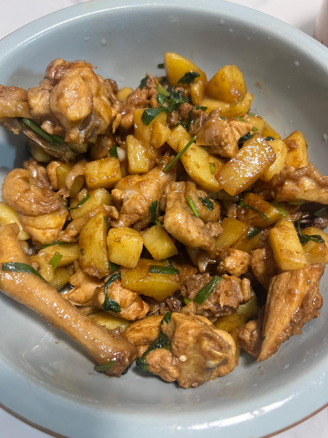土豆炒鸡