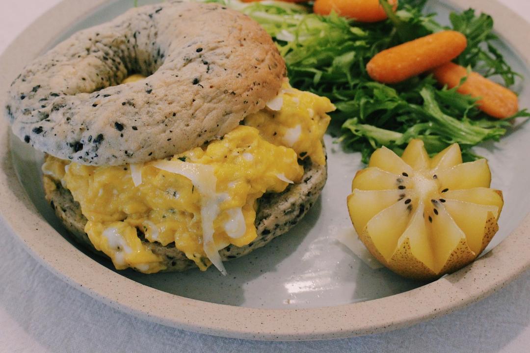 芝麻贝果（咸）