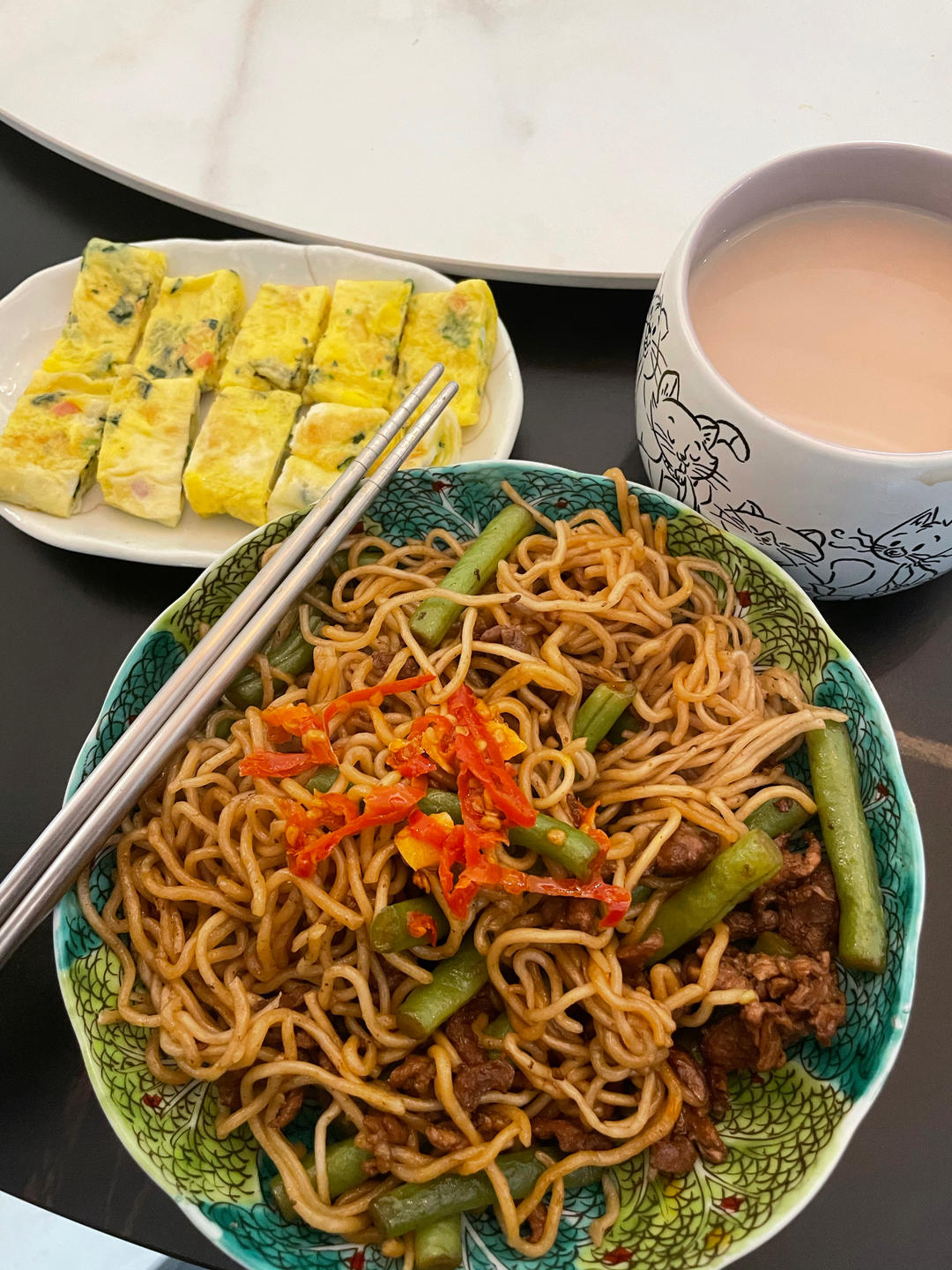 家庭版豆角焖面