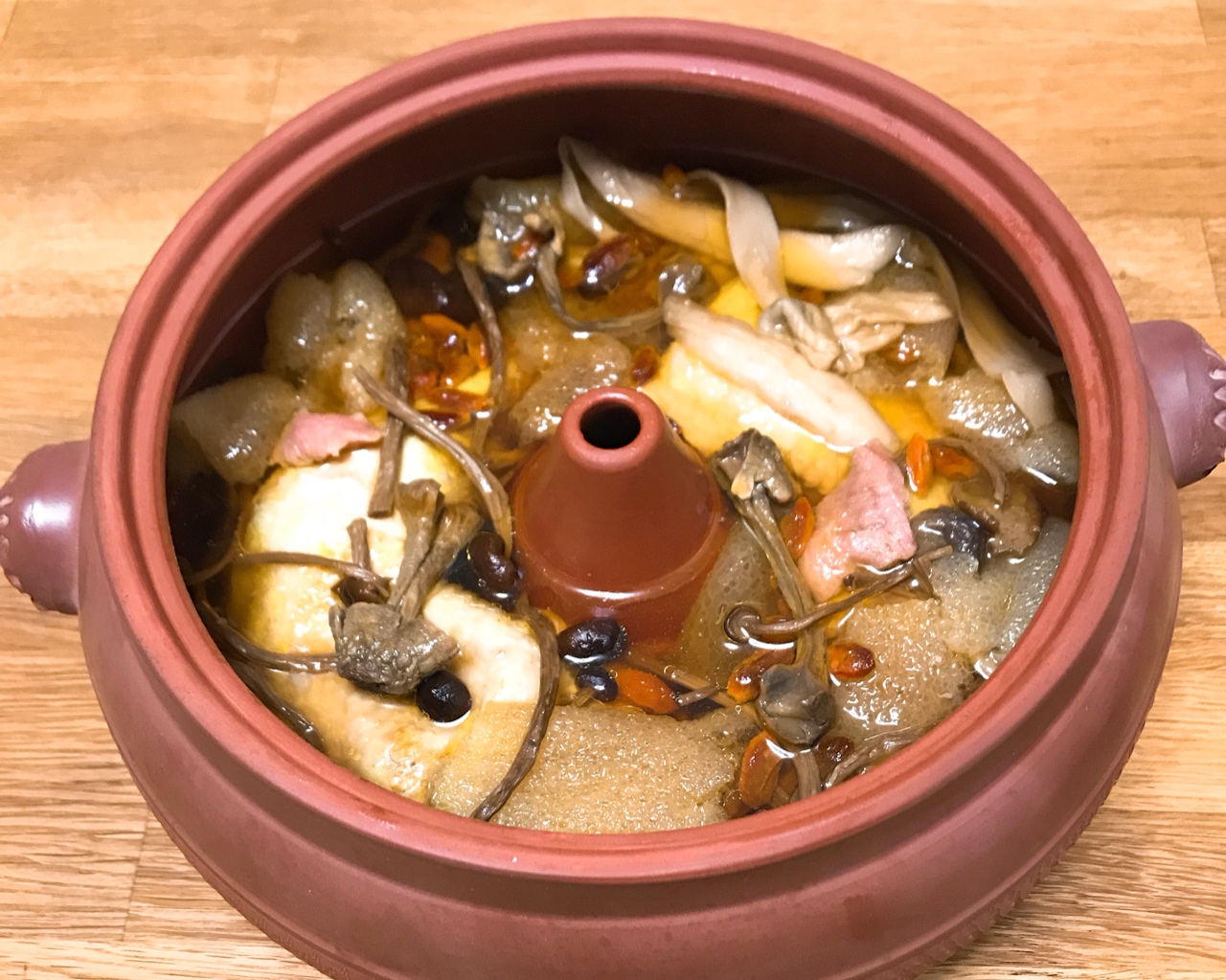 汽锅菌菇鸡汤的做法