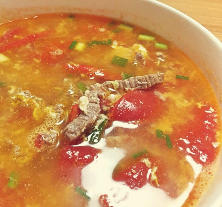 2015-05-30 19:18:23赞蕃茄肉丝蛋汤蕃茄,鸡蛋,肉丝