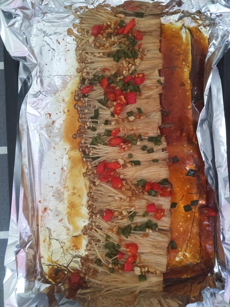 蒜蓉烤金针菇（烤箱版）