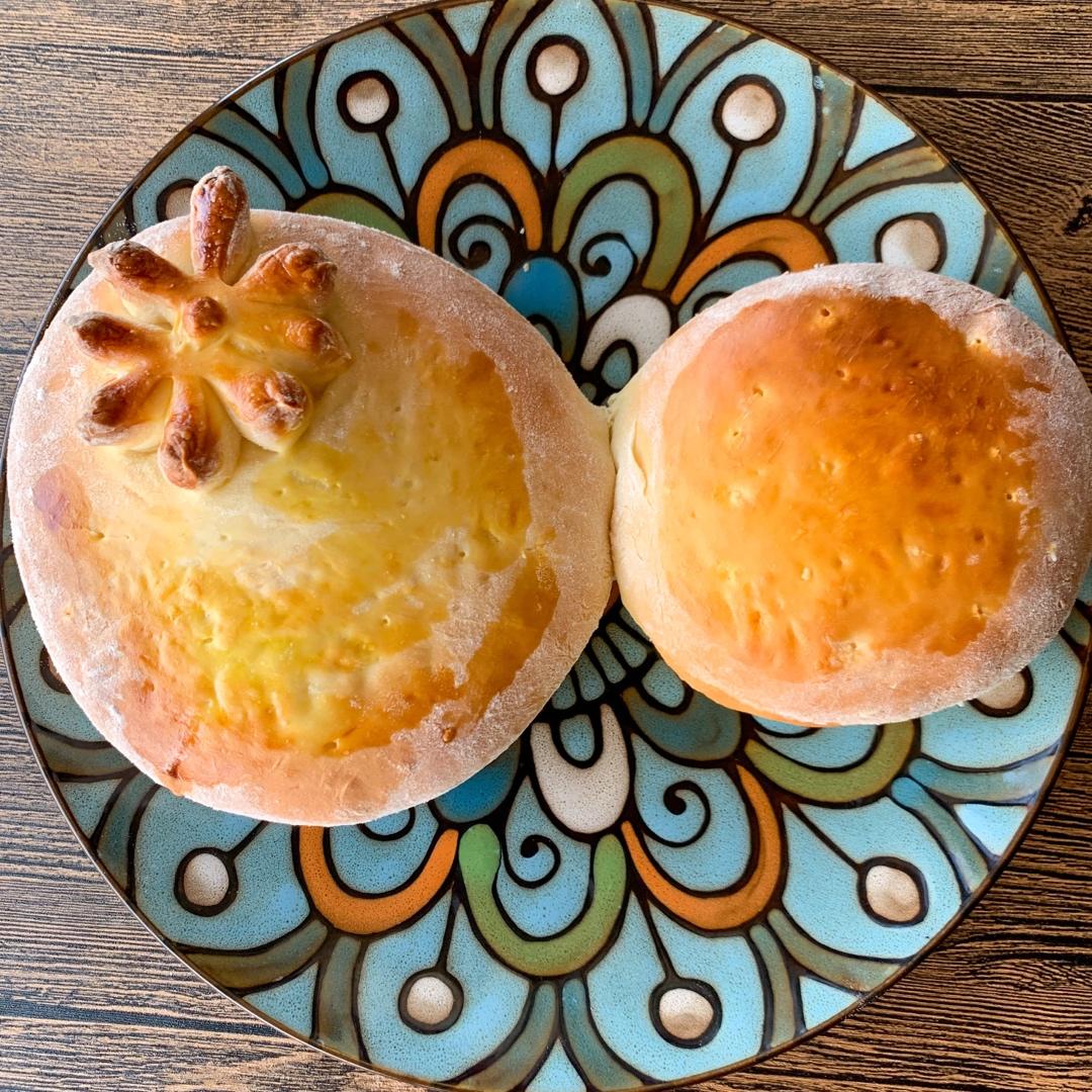 不腻的奶酪面包馅饼一次发酵