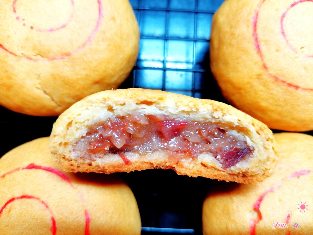 【蛋黄云腿月饼】