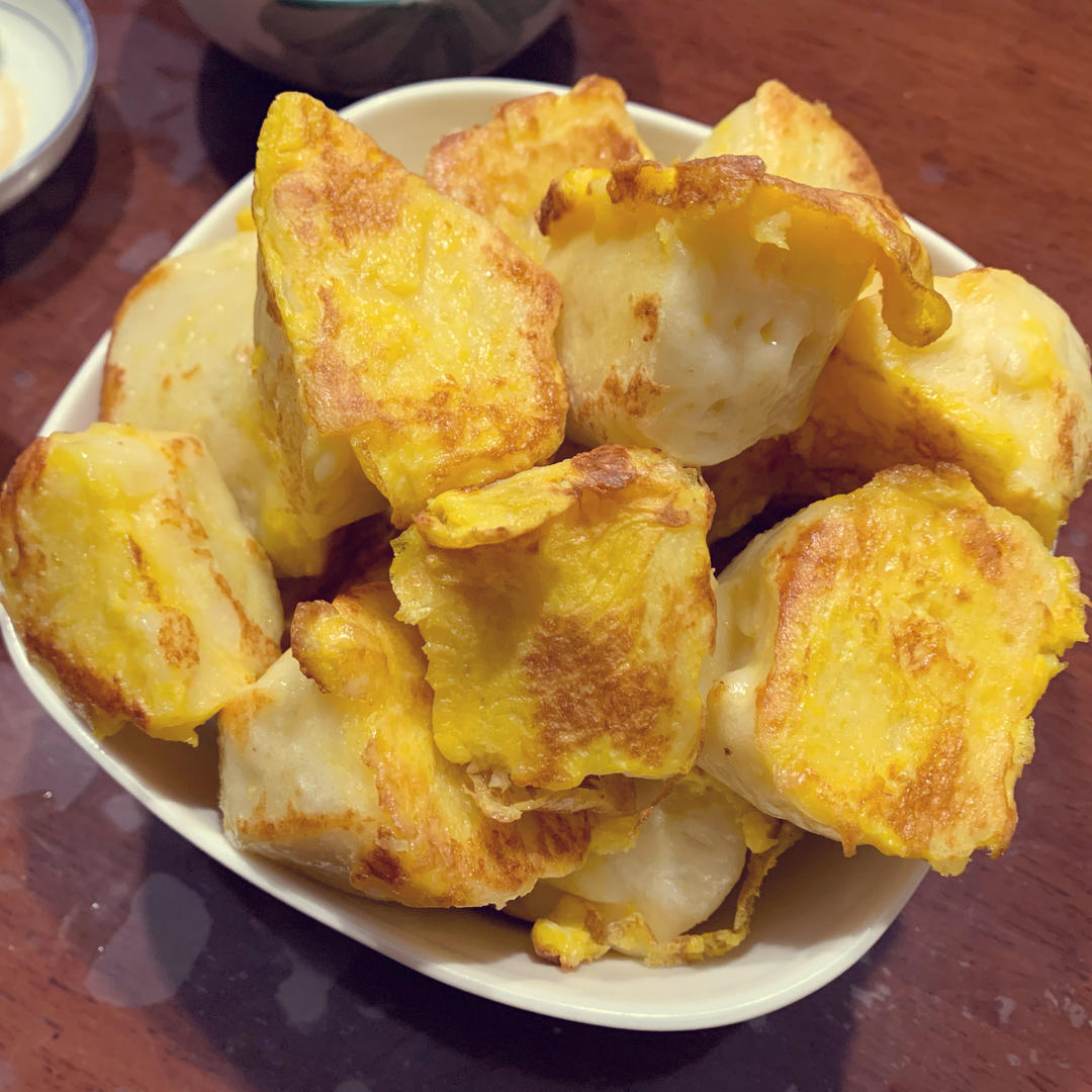煎牛奶馒头