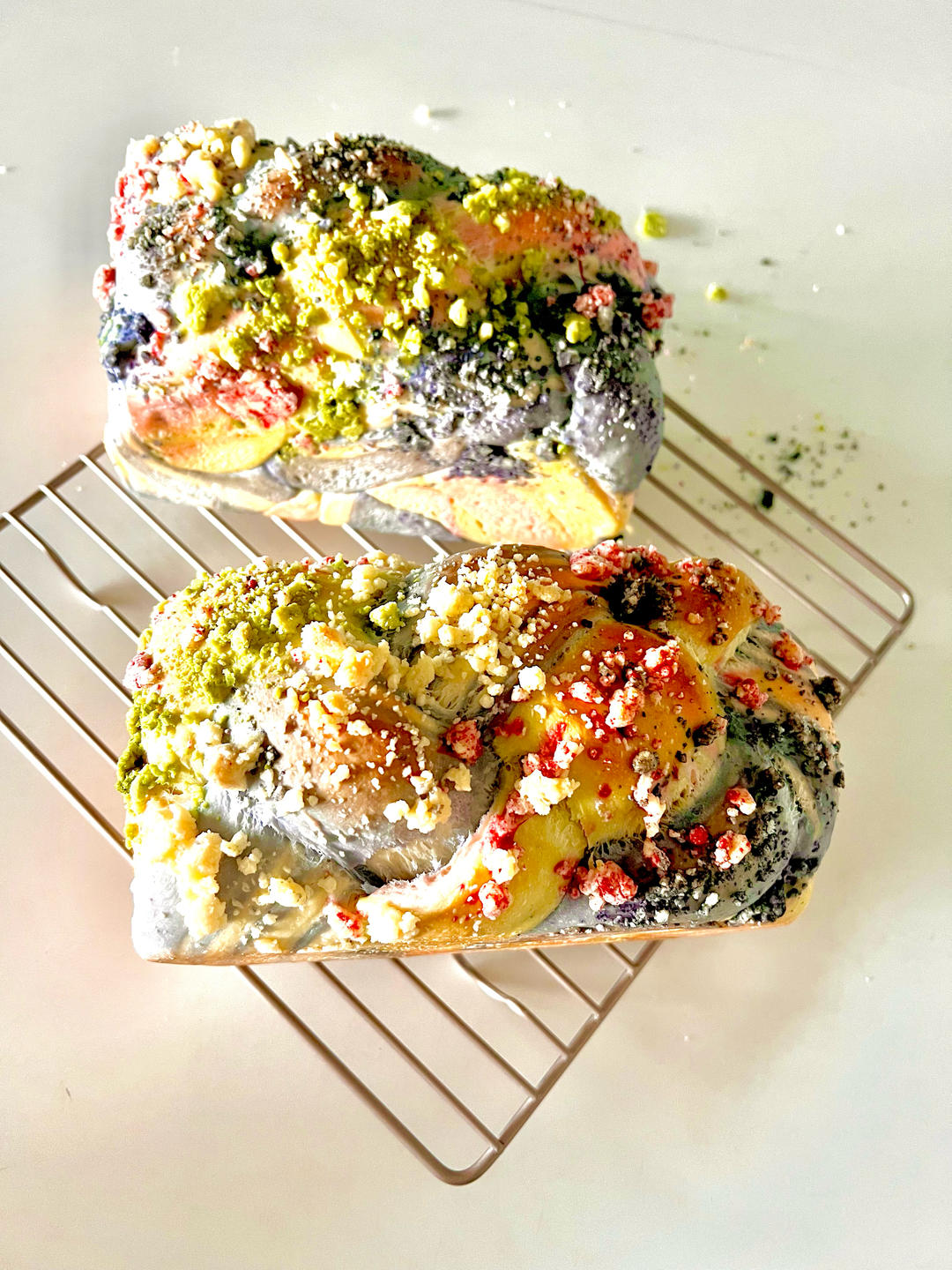 莫奈花园吐司｜附四股辫编法