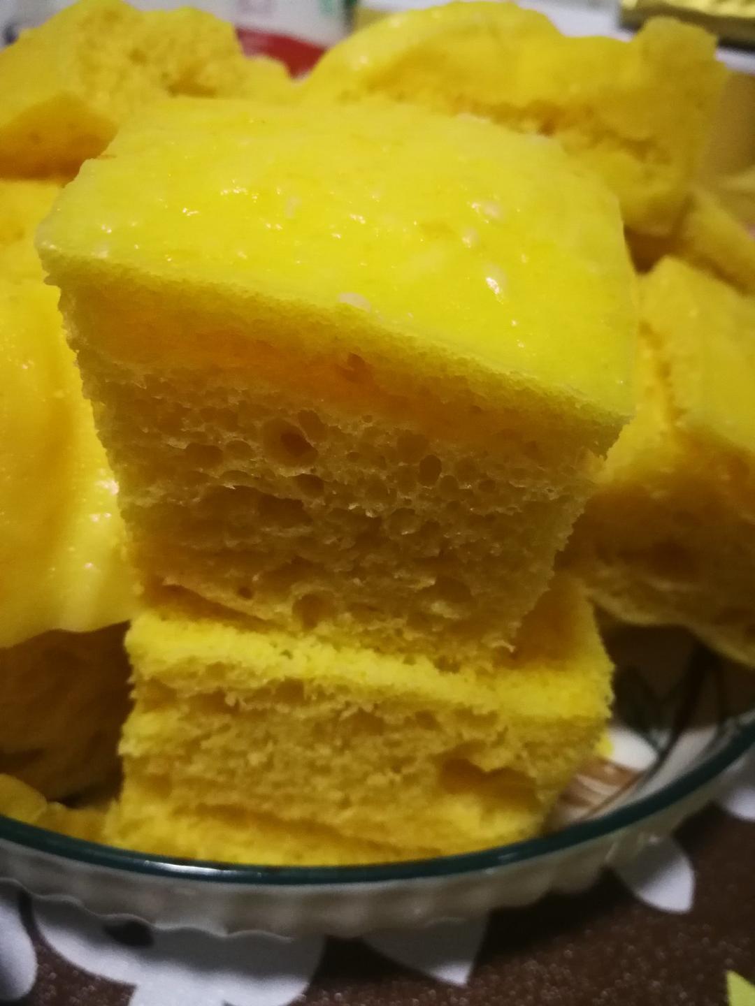 松软不发粘的南瓜发糕