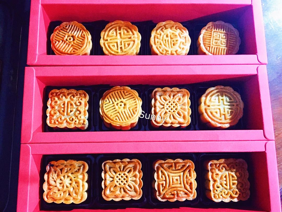 广式豆沙月饼