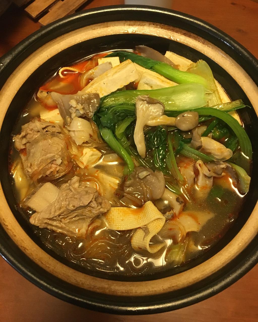 豆豆1988做的砂锅排骨