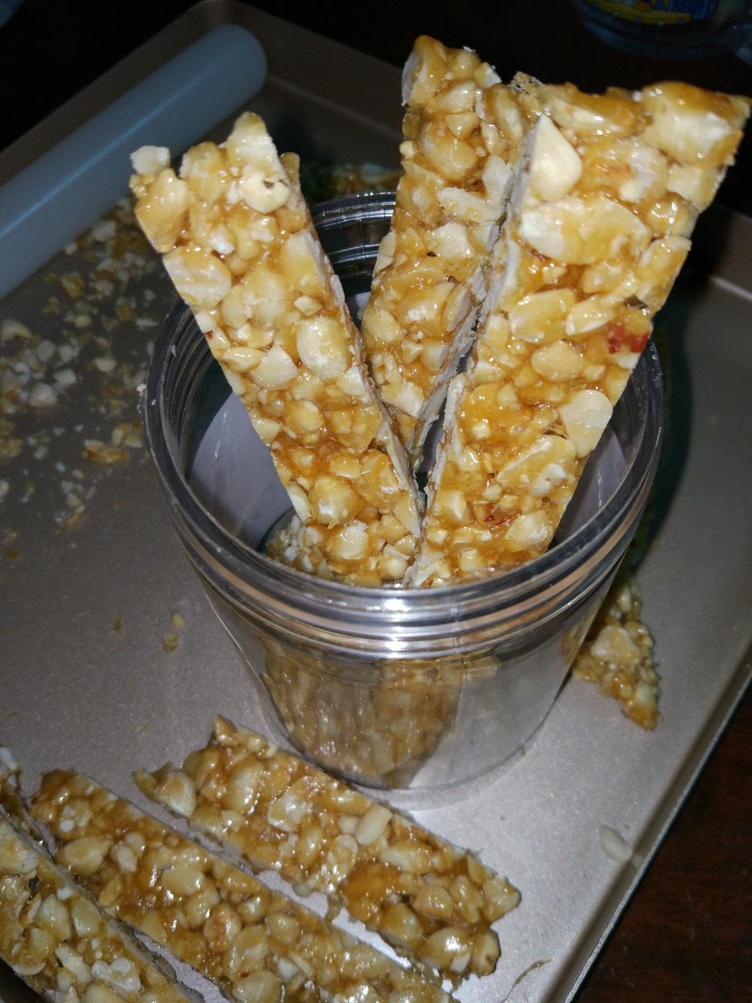 无水无油香脆花生糖