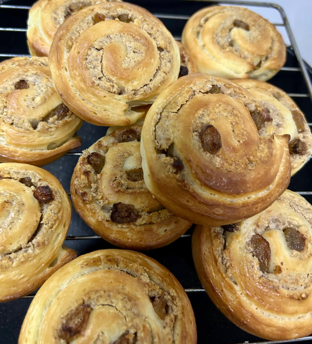 海盐花生提子卷｜花生酱和提子干的口味没想到这么搭！