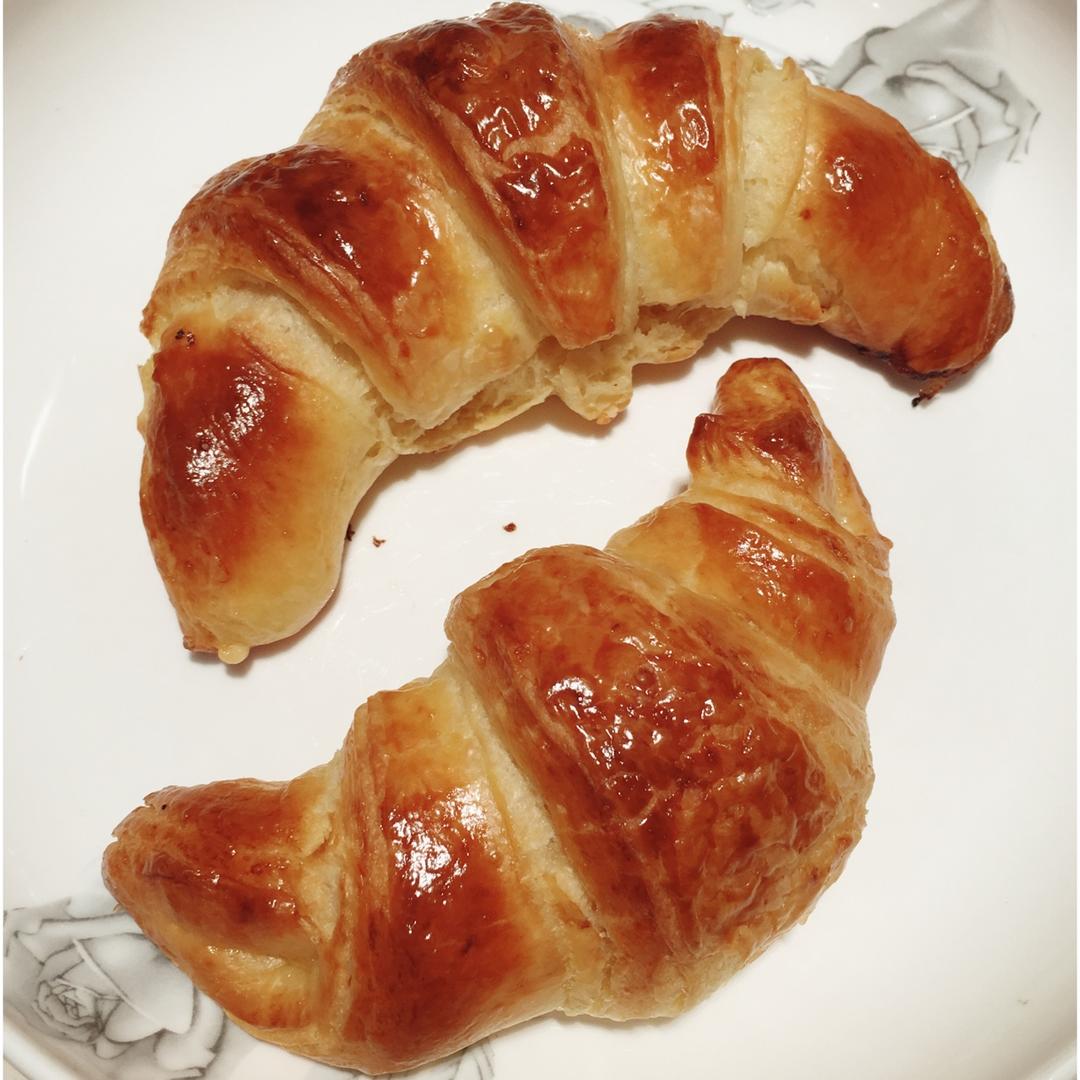 潘知道做的牛角包(可颂,羊角包,croissant)