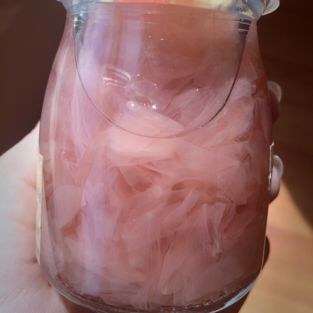 鱼骨家的平底锅做的春日樱花酱