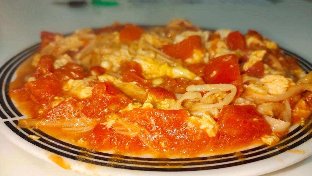 低脂低卡～营养又下饭的番茄金针菇