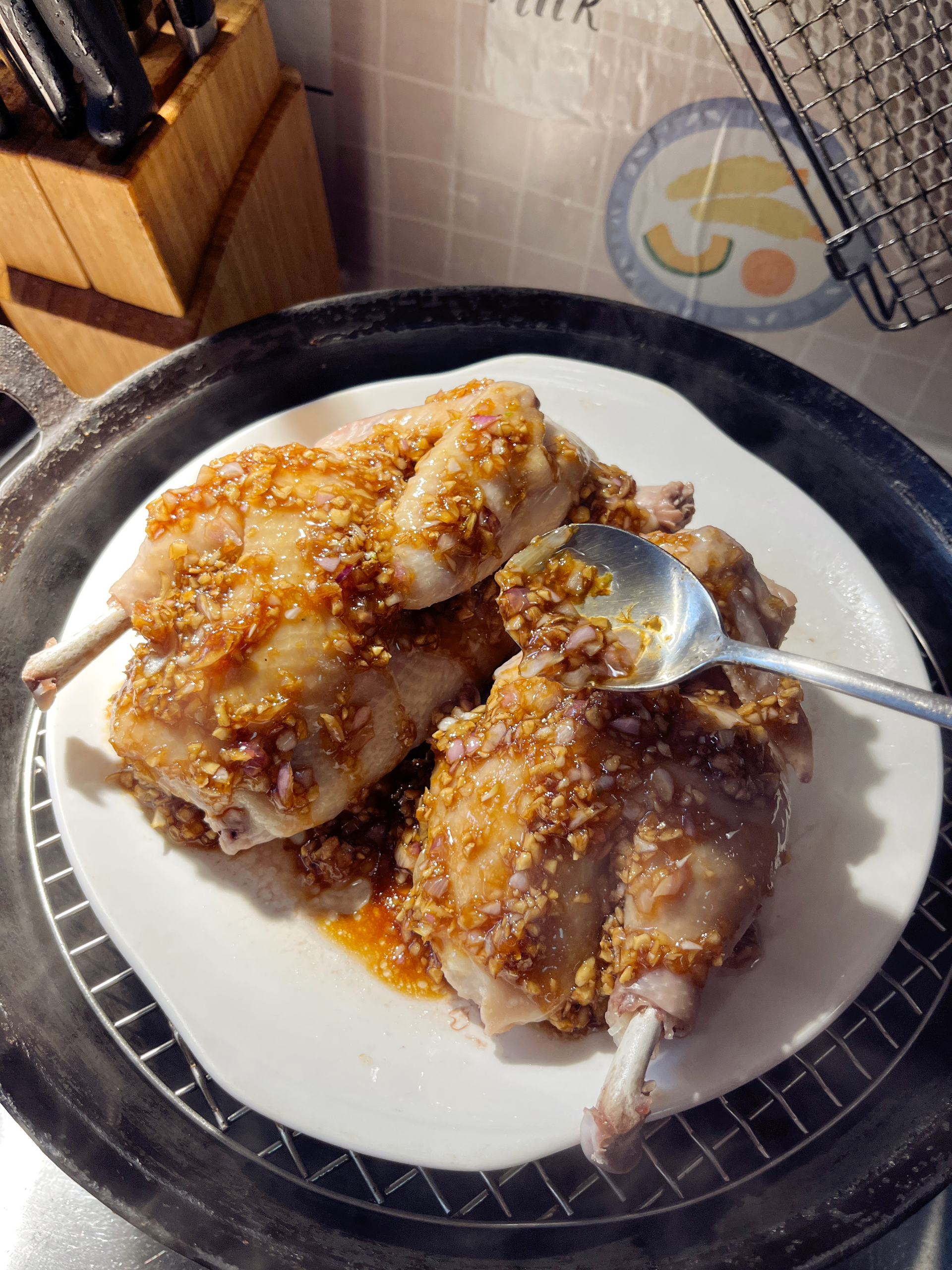 沙姜葱油鸡的做法 步骤15