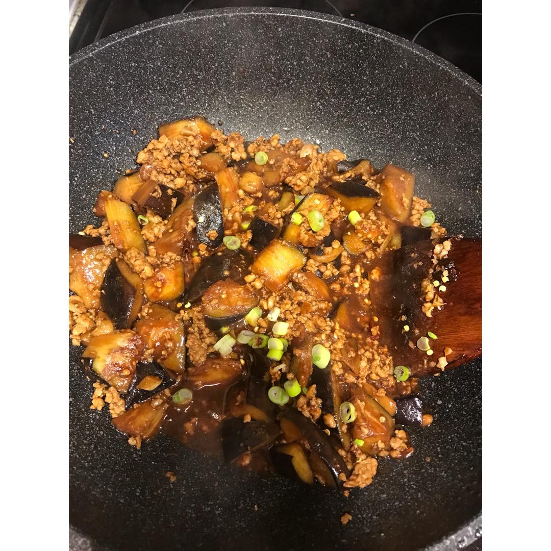 红烧肉沫茄子